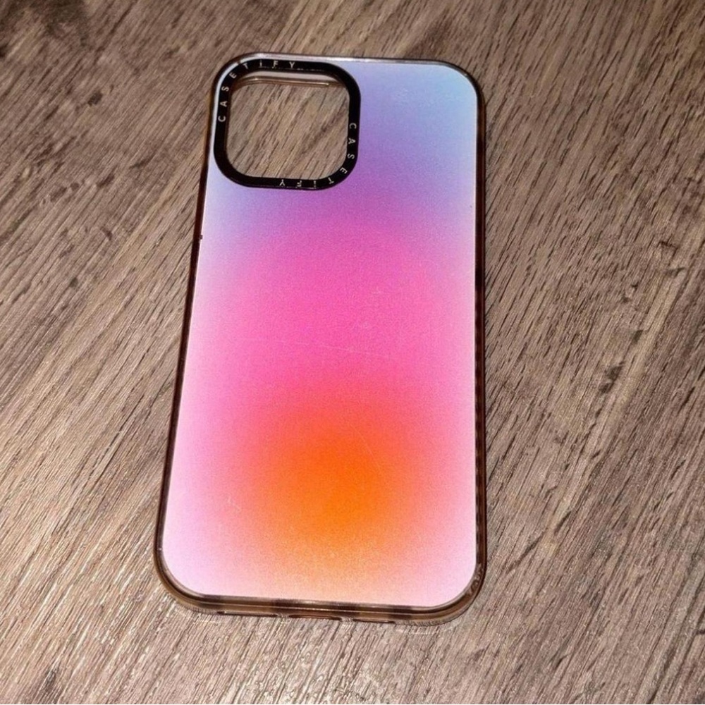 Casetify Pink and Orange Gradient Case